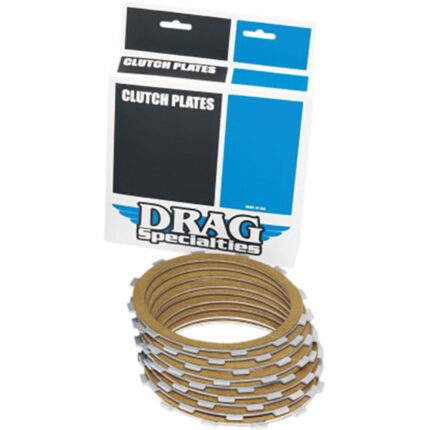 Drag Specialties Aramid Clutch Friction Plates Kit 9 Harley Big Twin 37932-98