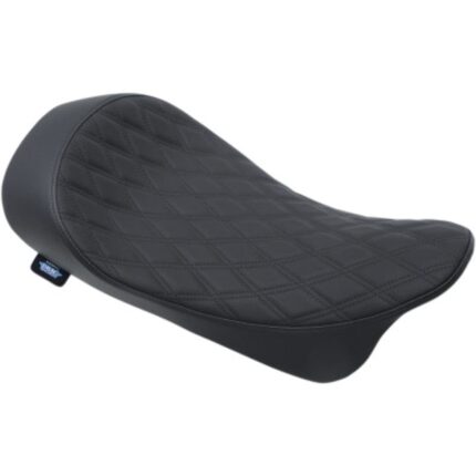 Drag Specialties EZ Mount Low Profile Solo Seat Diamond Stitch Harley 08+Touring