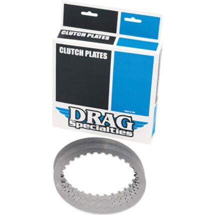 Drag Specialties Steel Clutch Plates Kit 8 Set Harley Big Twin Cam Evo 37913-98