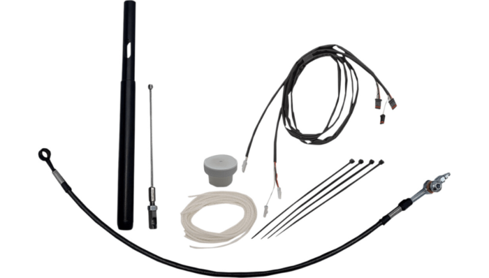 Fat Baggers EZ Install Handlebar Cable Kit Brake Clutch 14" Harley Touring 21+
