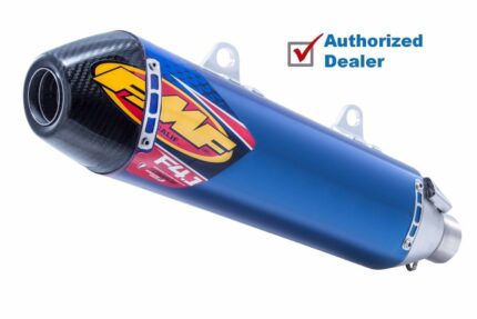 FMF Racing Exhaust Factory 4.1 RCT Slip-On Muffler Titanium Blue Carbon Fiber