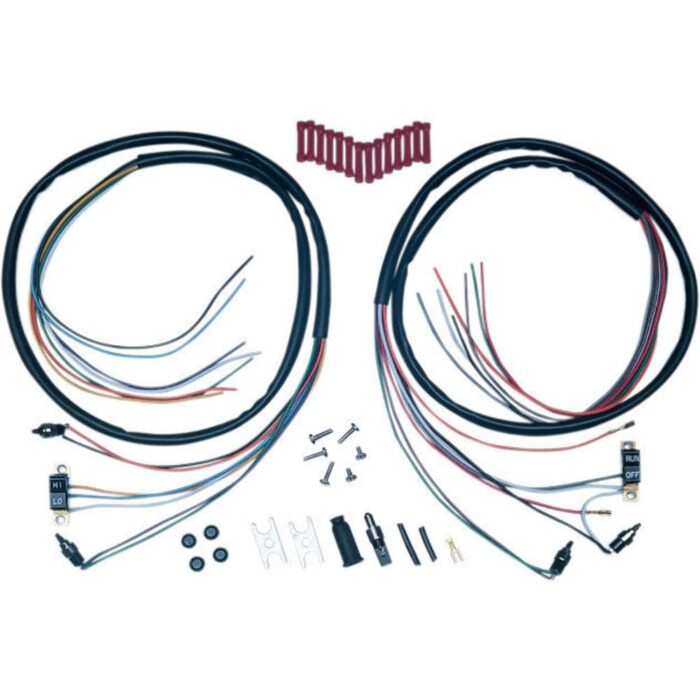 Handlebar Wiring Harness Switches Control Harley Ironhead Shovelhead 1973-1981