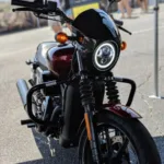 Hogworkz 5-3/4" White LED Halomaker Head Lamp Light Black Harley Dyna Softail XL
