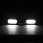 Hogworkz LED Handlebar DRL Turn Signals Lights Chrome 60" Wire Harley Davidson