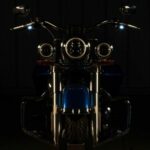 Hogworkz LED Handlebar DRL Turn Signals Lights Chrome 60" Wire Harley Davidson