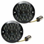 Hogworkz Sequentialz LED Front Flat Lens 2" Turn Signals Lights 1157 Harley HD