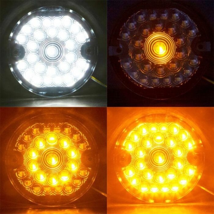 Hogworkz Sequentialz LED Front Flat Lens 2" Turn Signals Lights 1157 Harley HD
