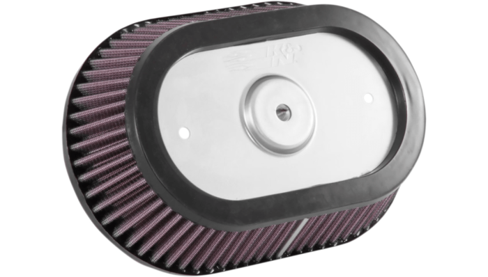 K&N High Flow Air Filter Black Washable Reusable Harley Big Twin Cam 01-17