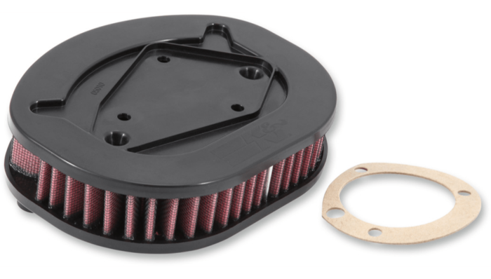 K&N High Flow Air Filter Black Washable Reusable Harley XL Sportster 13-22