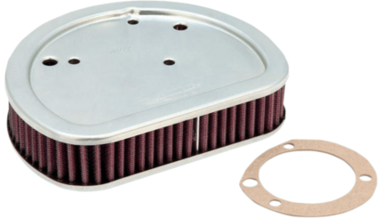 K&N High Flow Air Filter Washable Reusable Polished OE Harley Softail 08-16