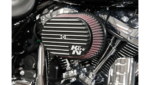 K&N Street Metal Sidedraft Air Intake Cleaner System Harley Touring Softail 17+