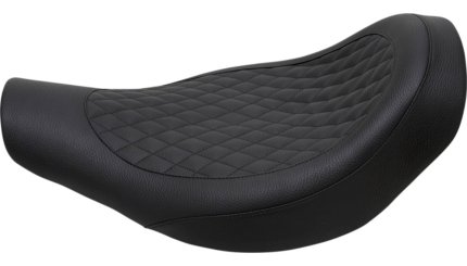 Kodlin Solo Seat M8 M-Eight Black Leather Harley FLFB Fat Boy 18-20