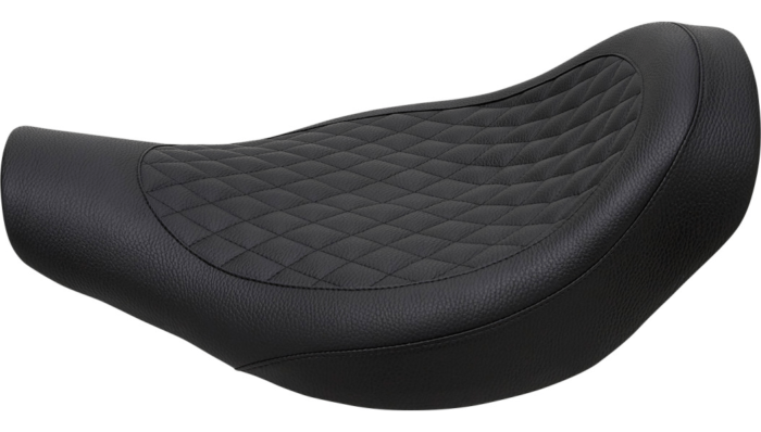 Kodlin Solo Seat M8 M-Eight Black Leather Harley FLFB Fat Boy 18-20