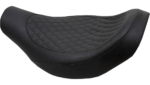 Kodlin Solo Seat M8 M-Eight Black Leather Harley FLFB Fat Boy 18-20