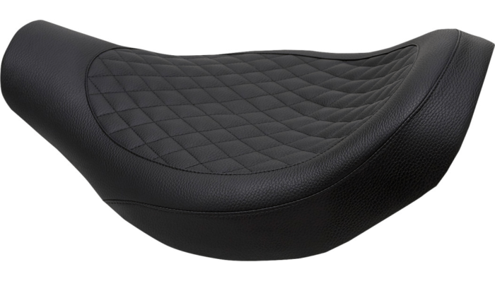 Kodlin Solo Seat M8 M-Eight Black Leather Harley FLFB Fat Boy 18-20
