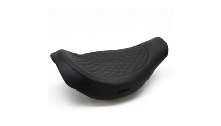 Kodlin Solo Seat M8 M-Eight Black Leather Harley FLFB Fat Boy 18-20