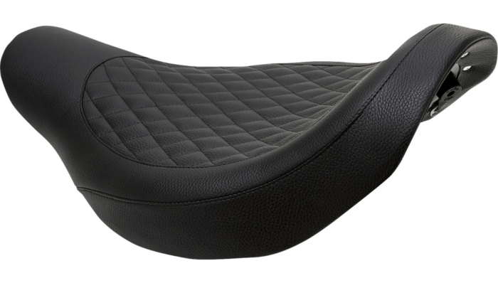 Kodlin Solo Seat M8 M-Eight Black Leather Harley FLFB Fat Boy 2018+