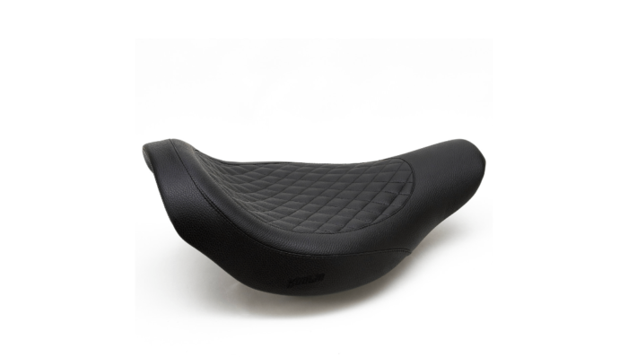 Kodlin Solo Seat M8 M-Eight Black Leather Harley FLFB Fat Boy 2018+