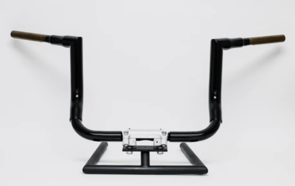KST Kustoms Gloss Black 10 Patriot Bagger Handlebars Bars Harley Touring Batwing