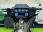 KST Kustoms Gloss Black 10 Patriot Bagger Handlebars Bars Harley Touring Batwing