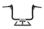 KST Kustoms Gloss Black 10" Punisher Handlebars Bars Harley Touring Batwing FLH