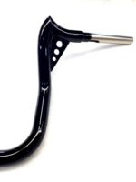 KST Kustoms Gloss Black 12" Punisher Handlebars Bars Harley Touring Batwing FLH