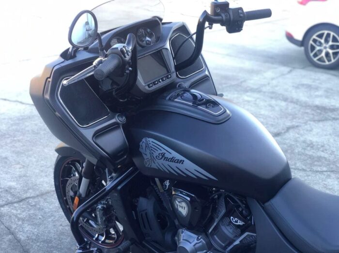 KST Kustoms Gloss Black 14" Comanche Bagger Handlebars Bars Indian Challenger