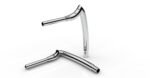 KST Kustoms Polished 12" Spearhead Handlebars Bars Harley Road King Glide 1.5"