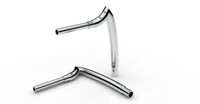 KST Kustoms Polished 12" Spearhead Handlebars Bars Harley Road King Glide 1.5"