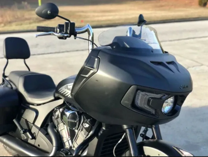 KST Kustoms Polished 14" Comanche Bagger Handlebars Bars Apes Indian Challenger