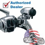 Kuryakyn Chrome Handlebar 1" Mount Power Point Charger Cigarette Lighter Harley