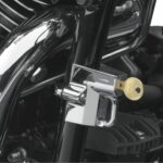 Kuryakyn Universal Helmet Lock Chrome 1 1/4" 1-1/2" Frame Harley Suzuki Honda