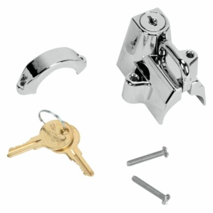 Kuryakyn Universal Helmet Lock Chrome 1 1/4" 1-1/2" Frame Harley Suzuki Honda