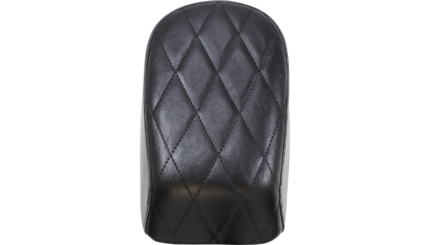 Le Pera Bare Bones Pillion Pad Black Kit Diamond Rear Seat Harley Softail FX 18+