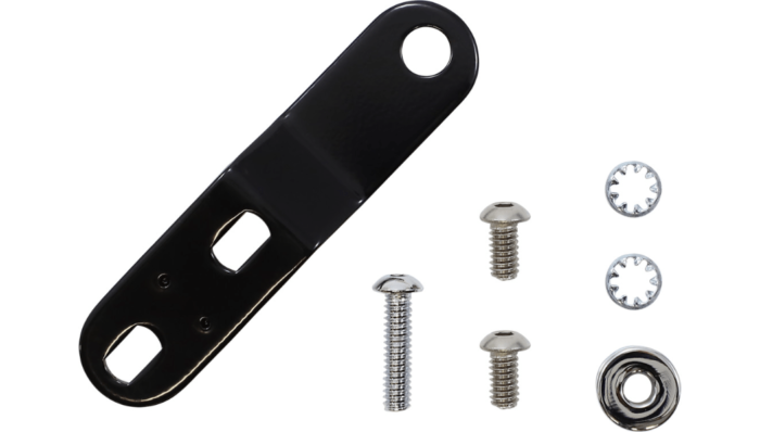 Le Pera Bare Bones Pillion Pad Black Kit Smooth Rear Seat Harley Softail FX 18+