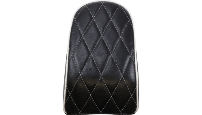 Le Pera Bare Bones Pillion Pad Kit White Diamond Passenger Seat Harley FLFB and FLFBS 18+