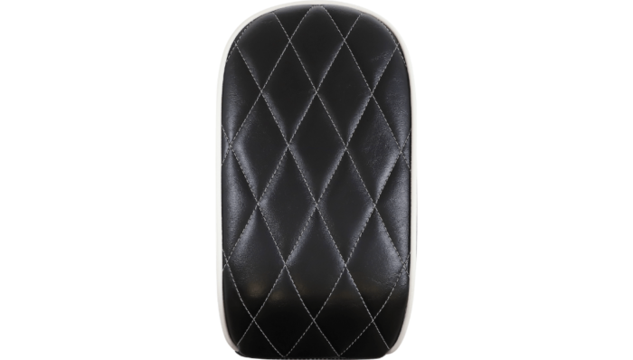 Le Pera Bare Bones Pillion Pad Kit White Diamond Rear Seat Harley Softail 2018+