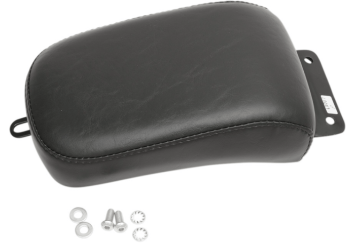 Le Pera Smooth Bare Bones Series Black Pillion Pad 2000-07 Harley Softail
