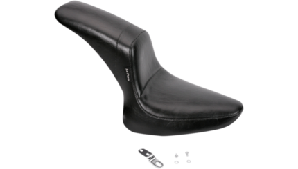 LePera Daytona Sport Seat Smooth Black Full Length 30-1/2" Harley Softail 06-17