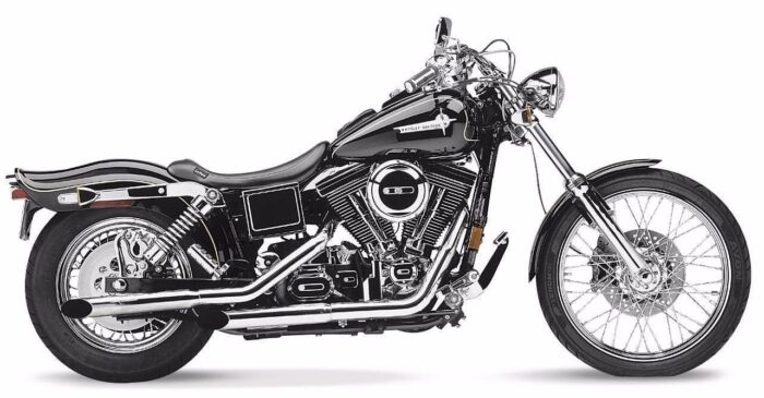LePera Smooth Bare Bones Barebones Solo Seat 1996-2003 Harley Dyna Wide Glide