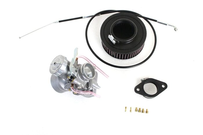 Mikuni 38mm Spigot Round Slide Carburetor Carb Kit Harley Ironhead Shovelhead XL