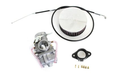 Mikuni 38mm Spigot Round Slide Carburetor Carb Kit Harley Ironhead Shovelhead XL
