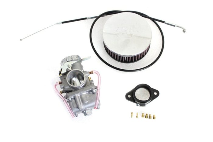 Mikuni 38mm Spigot Round Slide Carburetor Carb Kit Harley Ironhead Shovelhead XL
