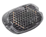 Moons MC V3 Clear Low Profile LED Taillight Turn Signals Harley Softail Dyna XL