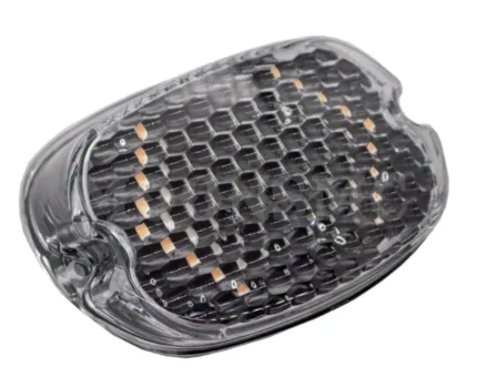 Moons MC V3 Clear Low Profile LED Taillight Turn Signals Harley Softail Dyna XL