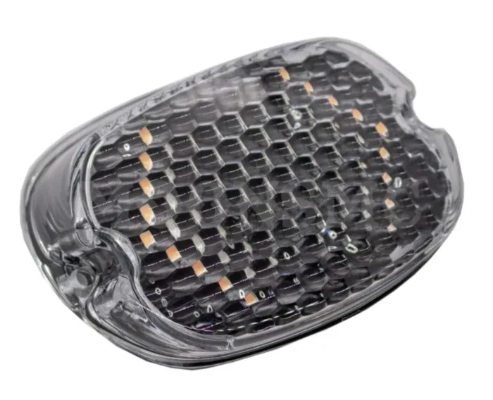 Moons MC V3 Clear Low Profile LED Taillight Turn Signals Harley Softail Dyna XL