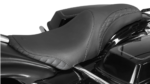 Mustang Black Tripper Fastback Seat for Yaffe Tank Harley Touring 2008+