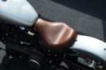 Mustang Brown Wide Tripper Solo Front Driver Seat Harley Softail Street Bob 18+