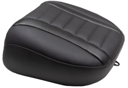 Mustang Deluxe Touring Passenger Seat Black Stitch Harley Touring FLT/FLH 23-24