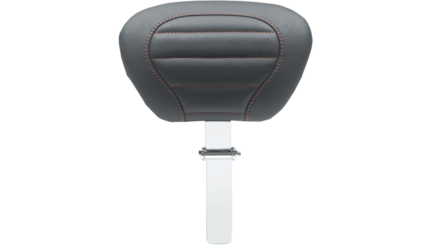 Mustang Deluxe Touring Removable Driver Backrest Red Harley Bagger Trike 2008+
